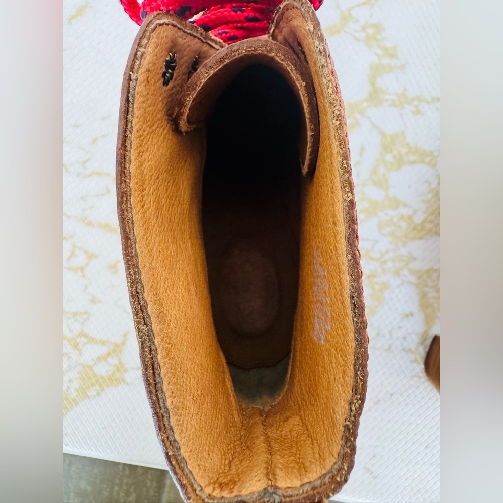 🔥🔥FINAL CLEARENACE 🔥🔥 1937 FOOTWEAR Tan/Brown Leather Made in Italy Bootie - Picture 9 of 9